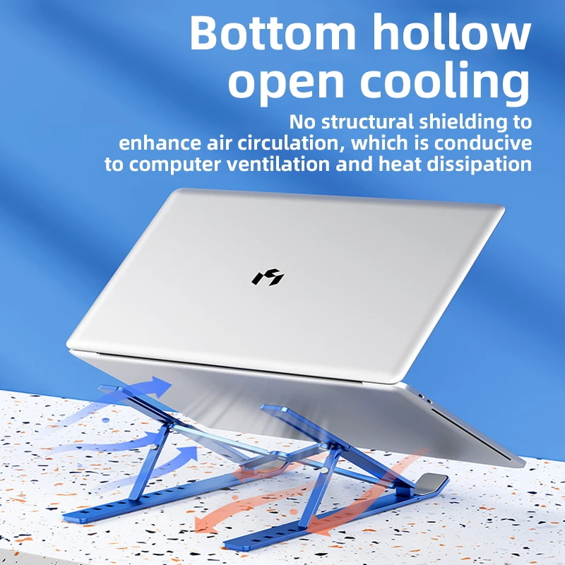 Регулируемая подставка для ноутбука 9 передач охлаждающий Настольный кронштейн