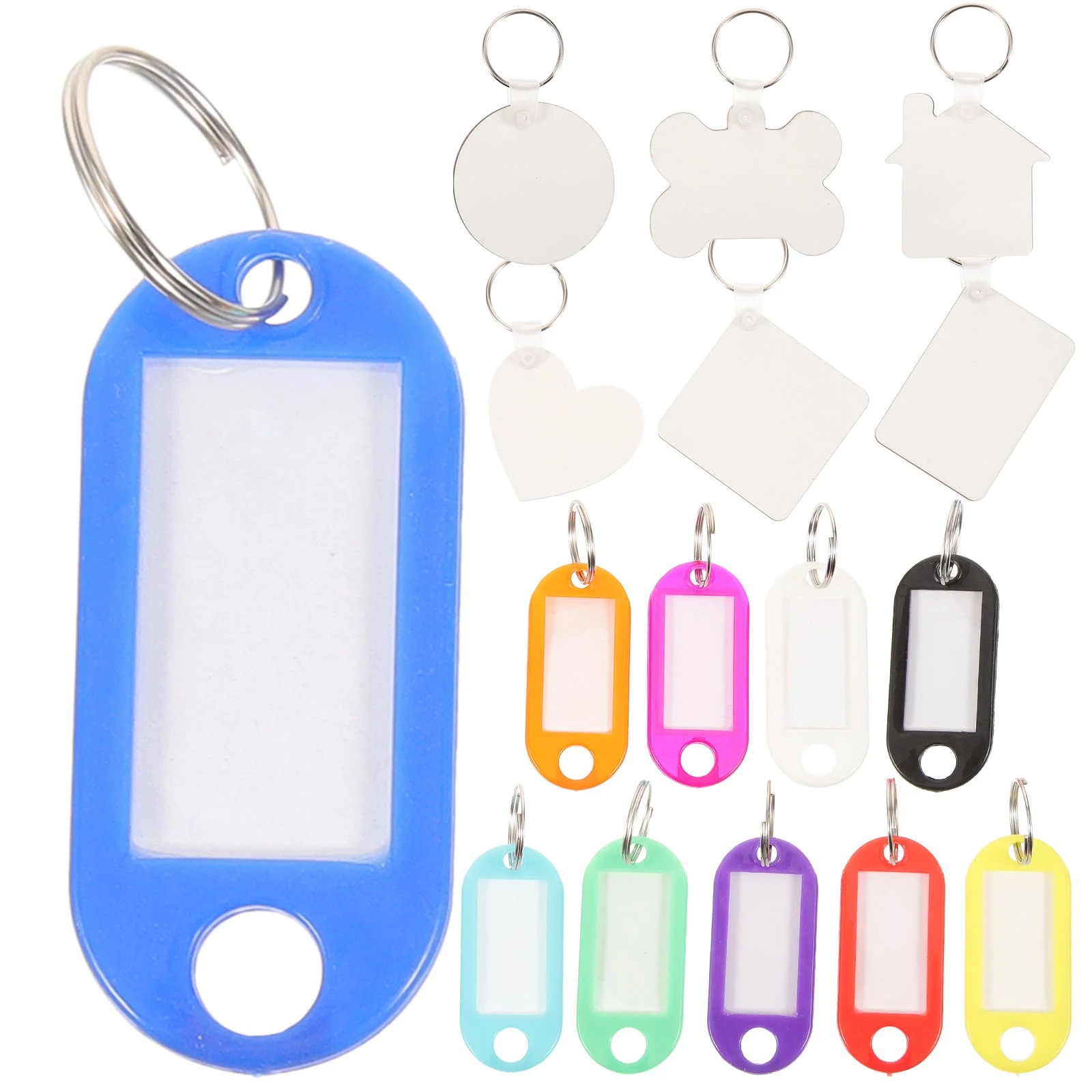 

1 Set of Sublimation Blanks Keychains DIY Sublimation Decor Tassels Keychain Crafts