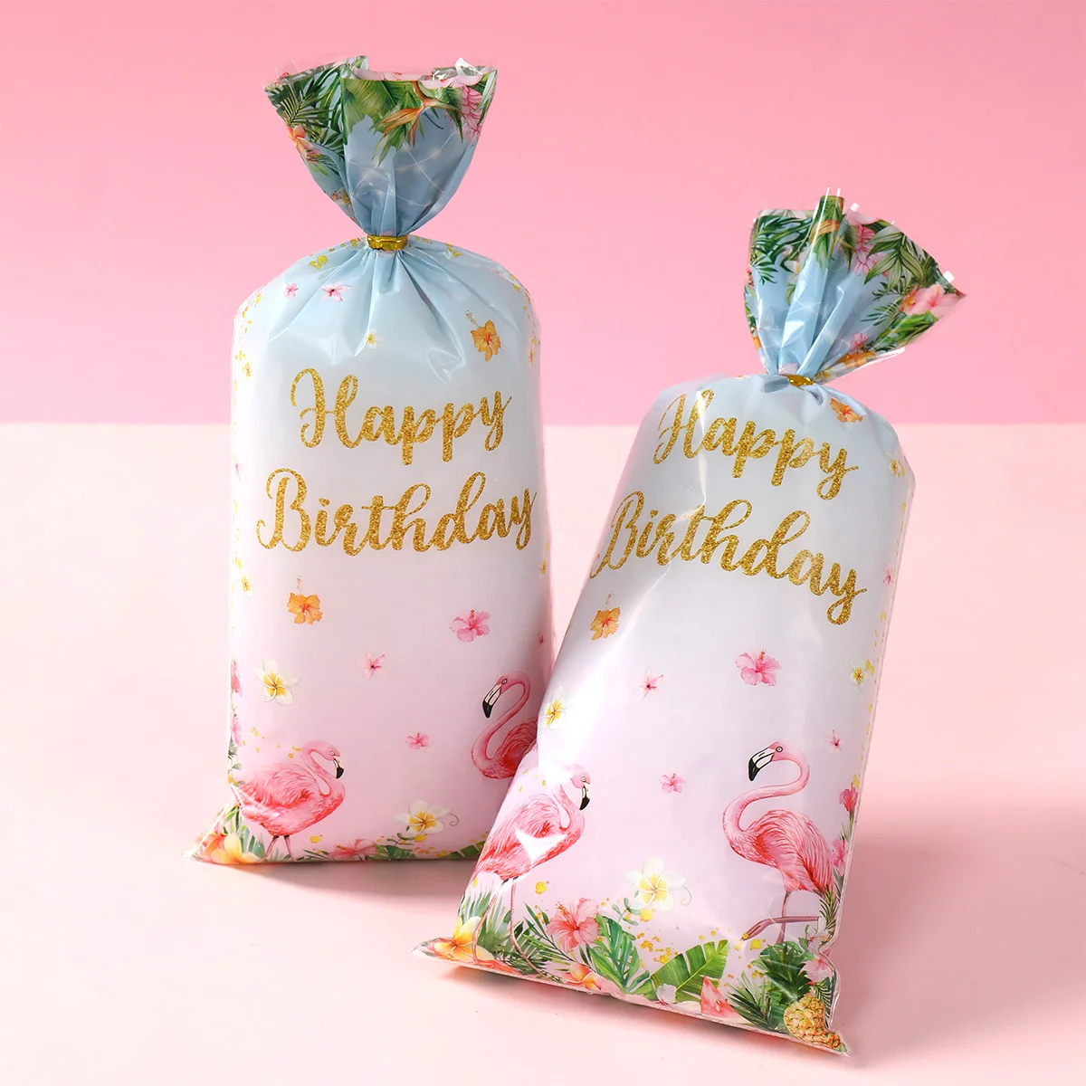 Гавайский фламинго печенье десертная сумка сумки для конфет декор вечеринки в