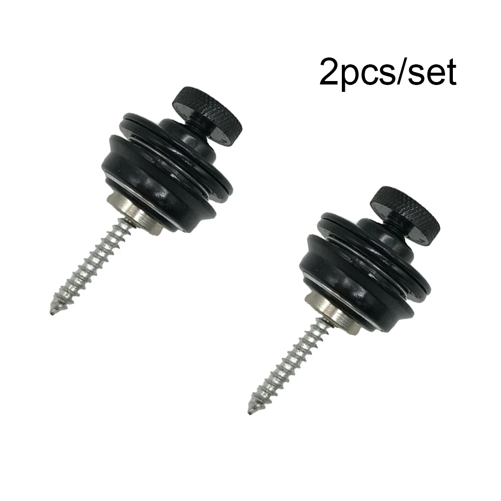 

Замок с плоской головкой из цинкового сплава для гитарного ремня, 2 шт.