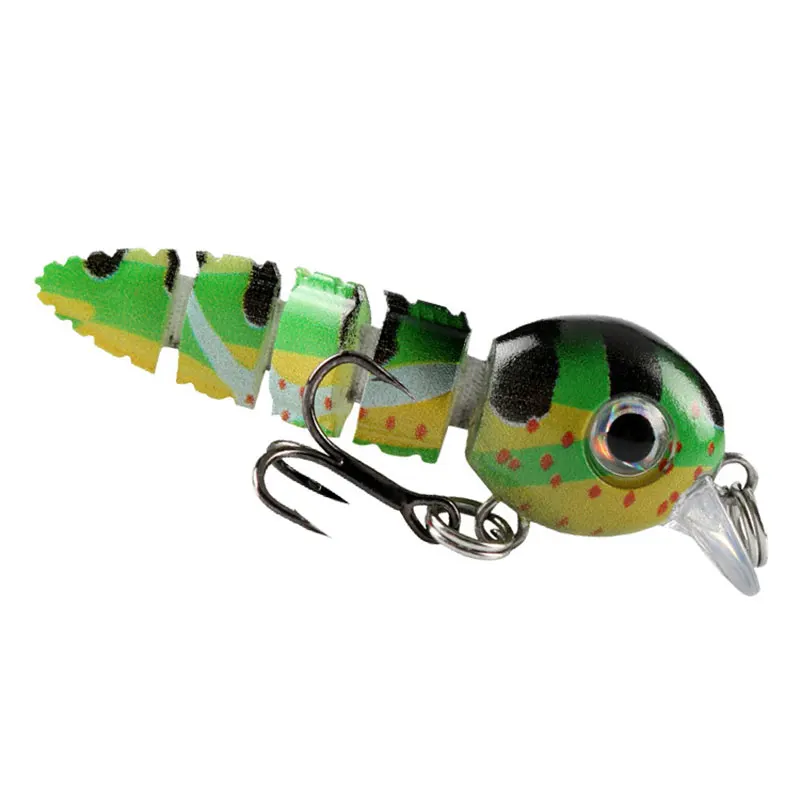 

AS Muti-Section Jointed Fishing Bait Casting Soft Warm Lure Wobbler Treble Hooks Hard Crankbait Sinking Tackle Pesca Swim Bait