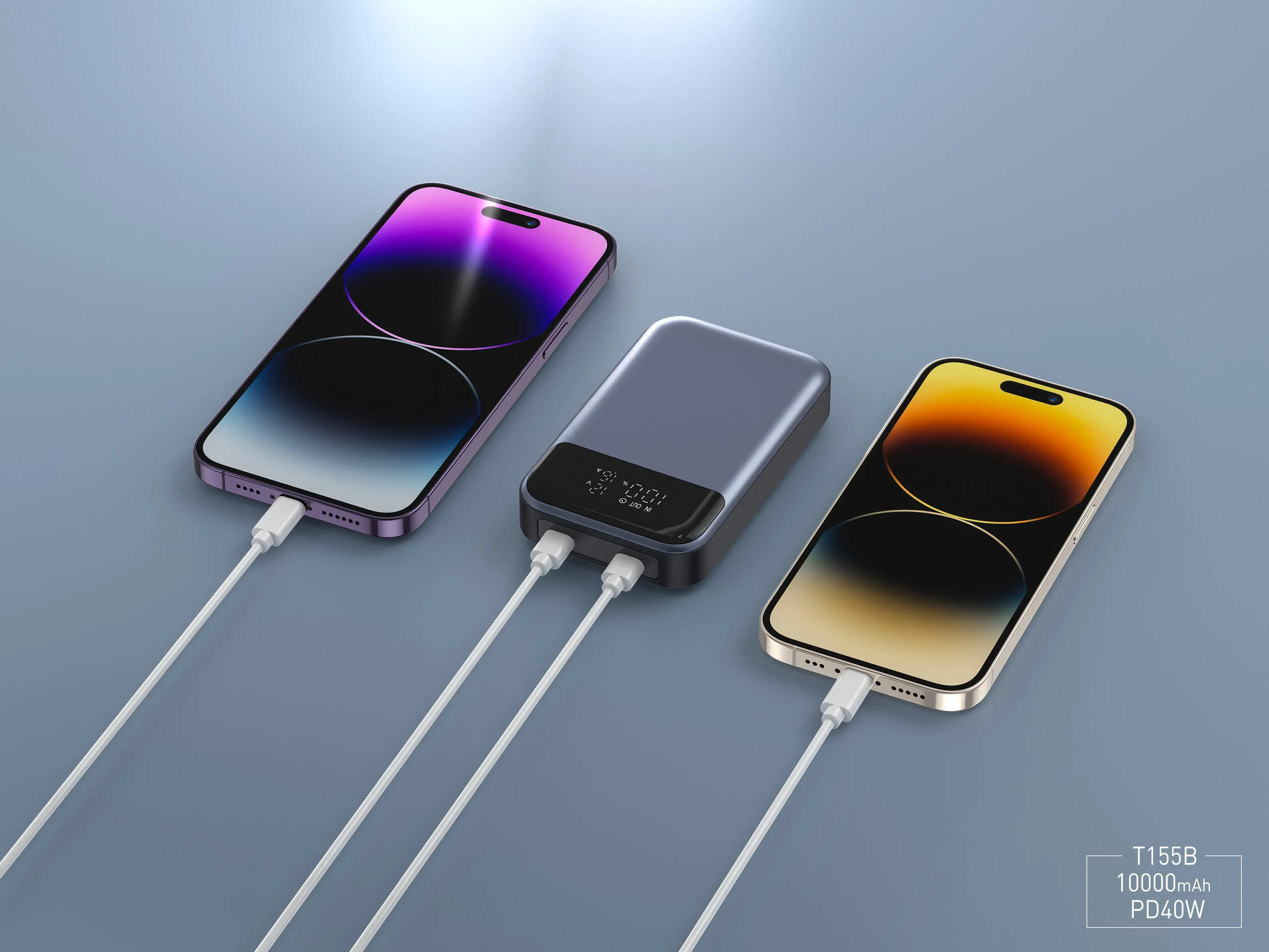 Портативное зарядное устройство 100 Вт Тип C 5 В 9 12 15 19 в 20 5A 3A QC3.0