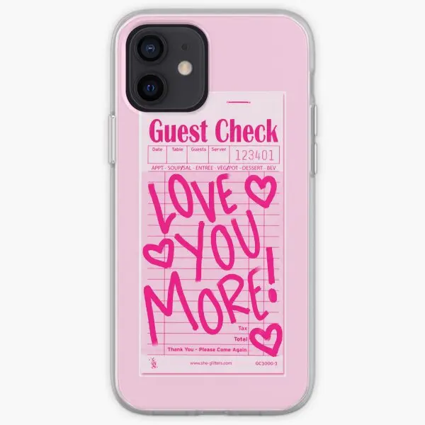 Жесткий чехол для Iphone с надписью Love You More Guest Check настраиваемый iPhone 11 12 13 14 Pro Max Mini 6 6S