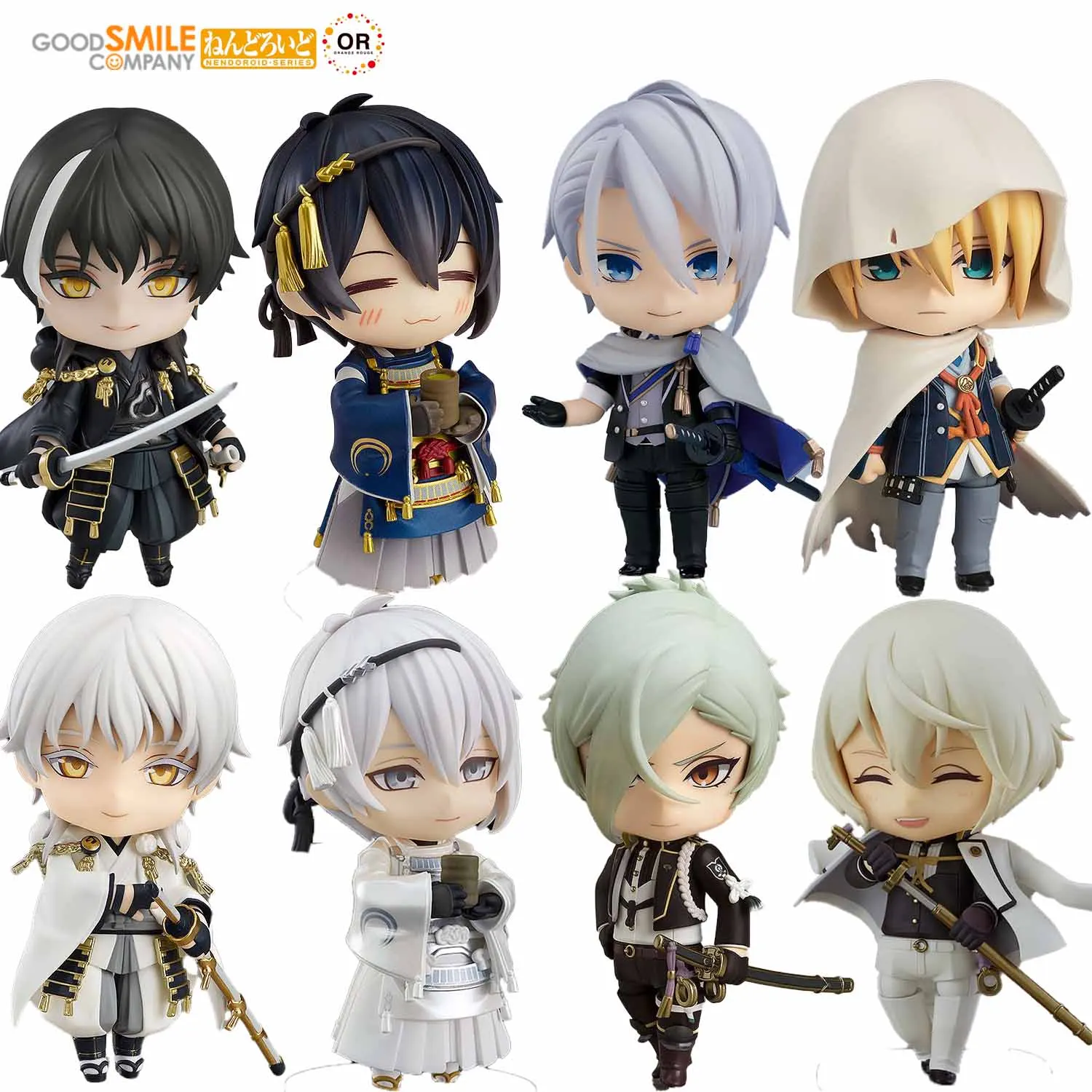 Оригинальный NENDOROID tsurумарукунинага 1470 540 Mikadukimunechika 1549 Higekiri 841 Hizamaru 862 Yamanbagirikunihiro 690 1464 511