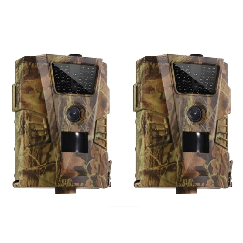 

2PCS/LOT Hunting Trail Camera 850Nm Wild Surveillance Cameras HT001B Waterproof Night Vision Animal Photo Traps Track