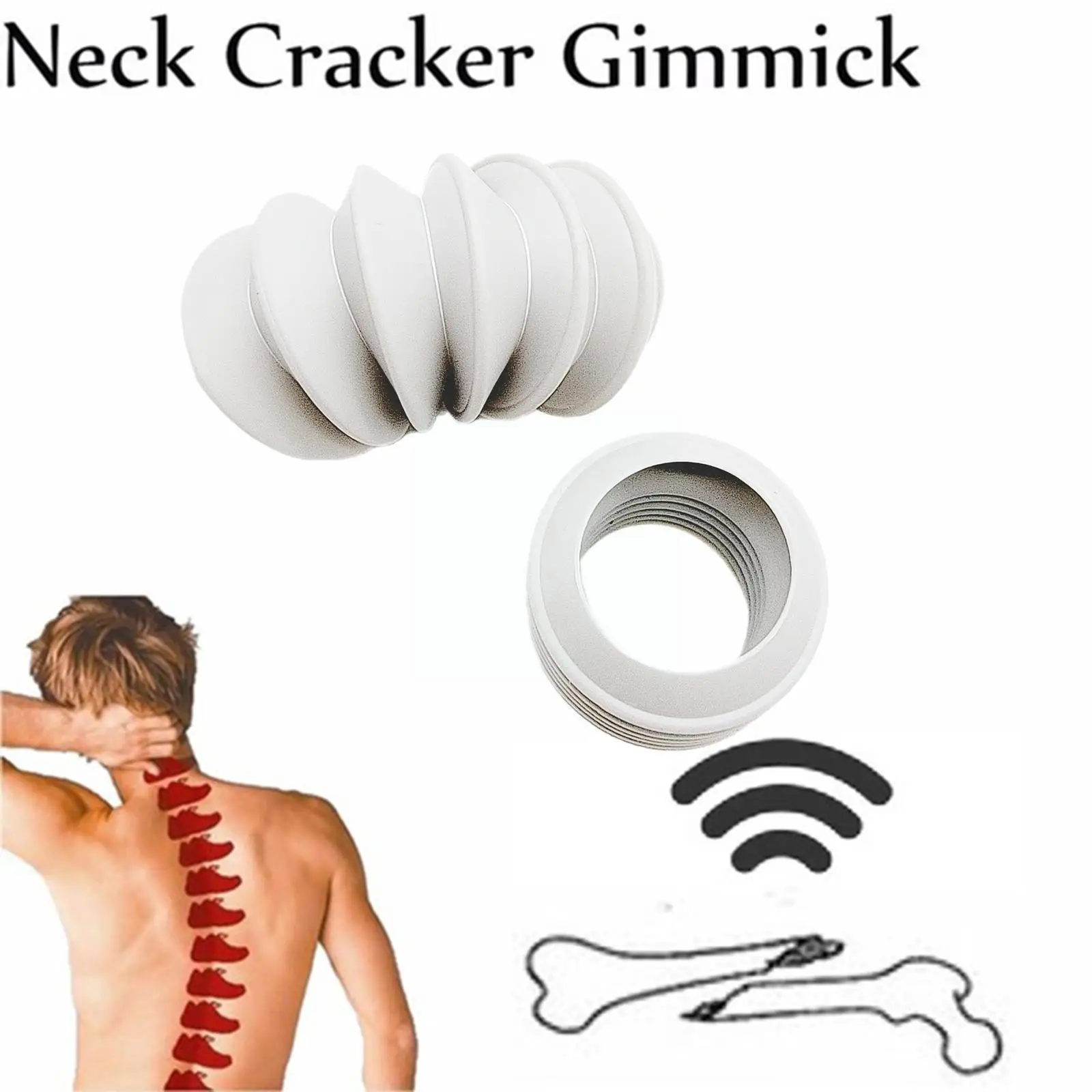 

1Pair Bone Sound Props Neck Cracker Easy Magic Tricks For Kids Simulated Fracture Sound Whole Person Spoof Joke Gift Magic C4A0