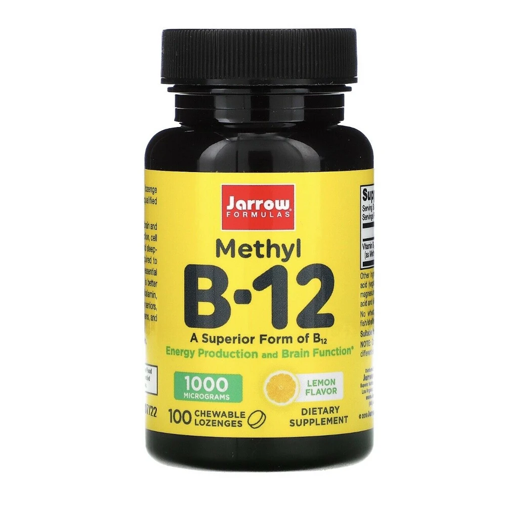 

Витамин B-12, метилкобаламин, 1000mcg x 100Lozs