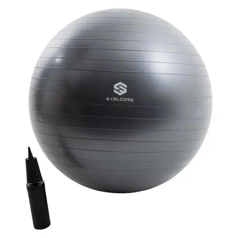 

65cm Exercise Balance Ball w/ Pump, Non-Slip Stability Ball
