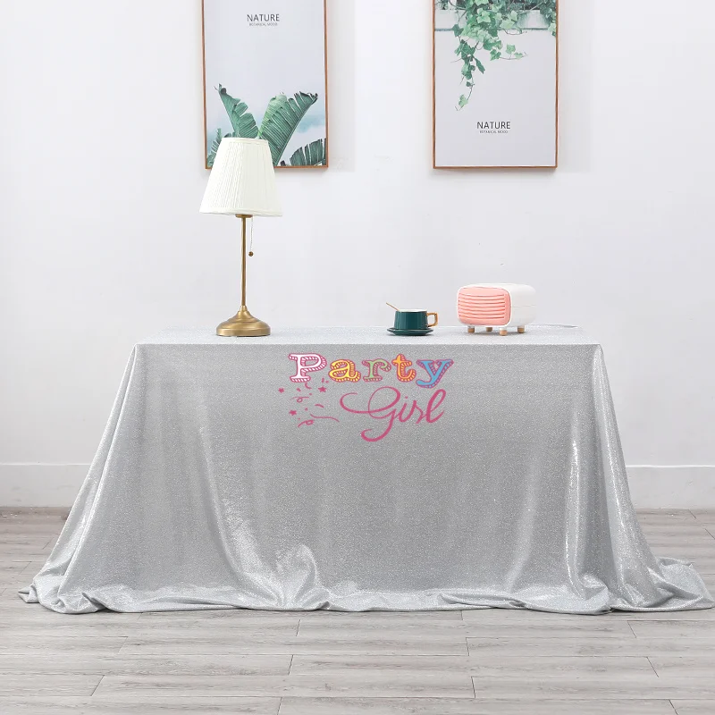 Блестящая скатерть блестящие скатерти для свадебной фотосессии Рождественское