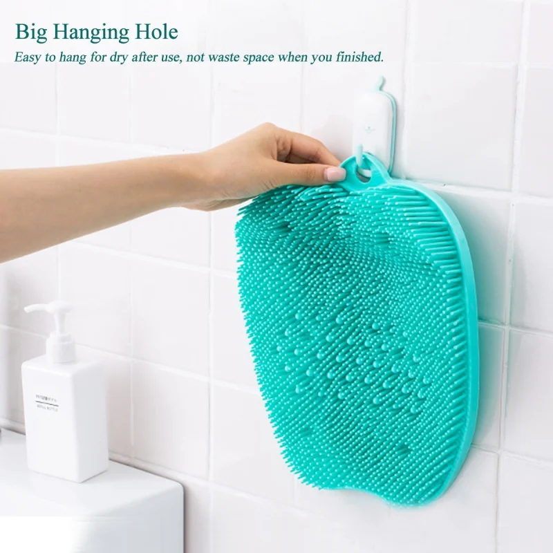 

Foot Massager Shower Foot Scrubber Cleaner for Accessory Sets,Shower with Non-Slip Suction Cups for Exfoliate Dead Skin