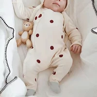 2022 spring autumn baby cotton jumpsuit long sleeve cute fashion comfortable infant climbing bodysuit clothes