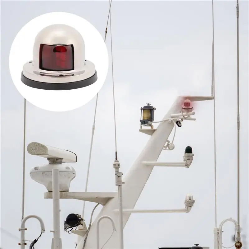 

Подсветильник светильник для лодки s навигационная морская светодиодная подсветка для порта понтонная подвесная доска с якорем и красным п...