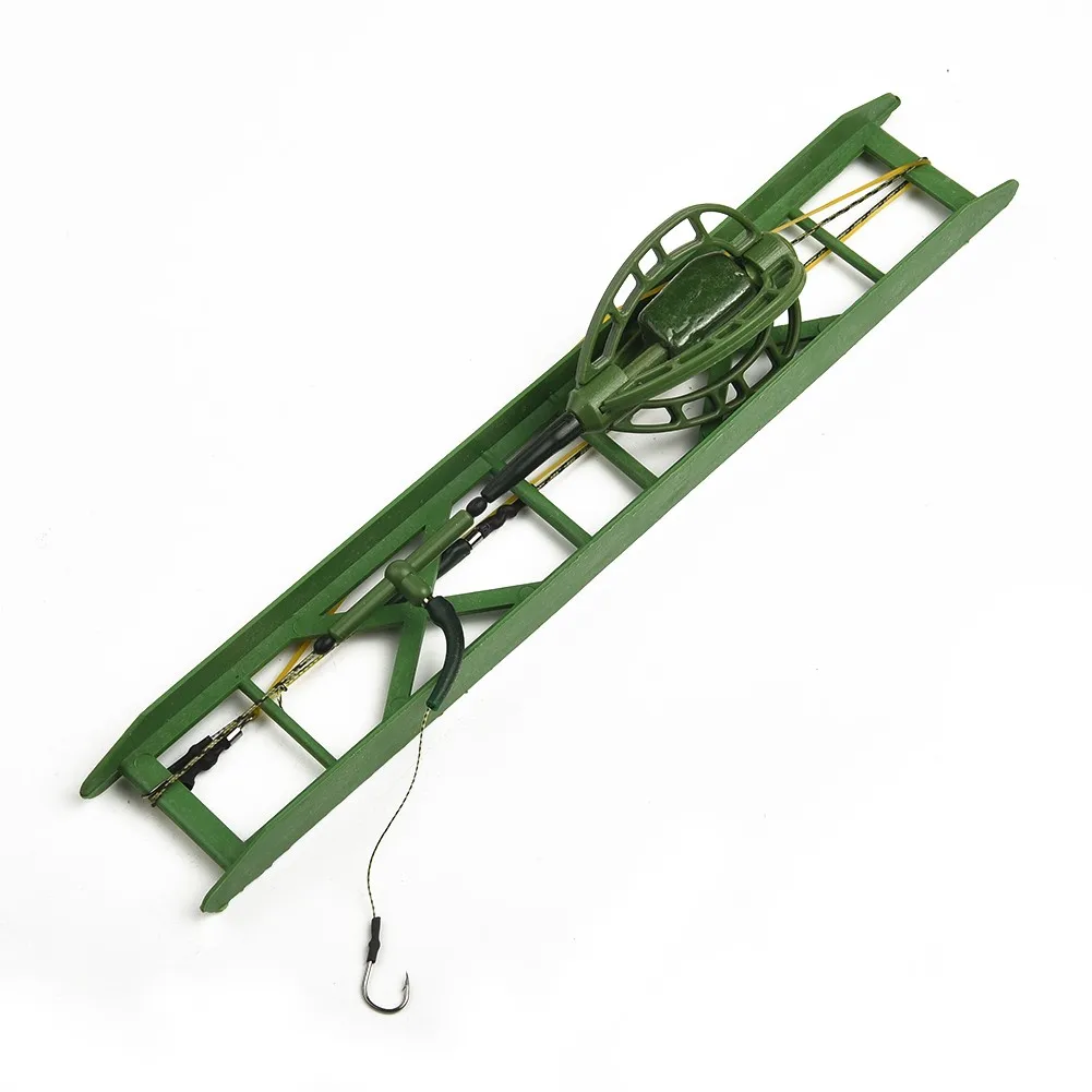 

Hollow Carp Fishing Inline Method Feeder Cage Hook Rig, Effective Bait Dissolution for Coarse Fishing, Lake and River Fishing
