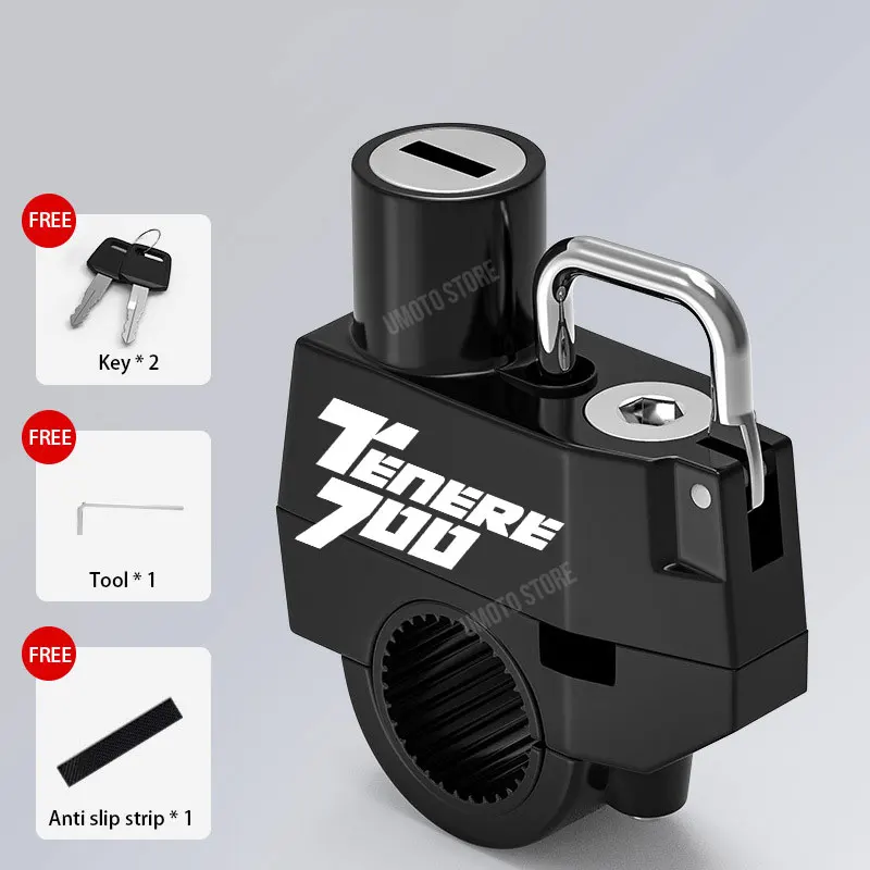 Блокировка шлема для YAMAHA TENERE700 противокражный замок блокировочное устройство