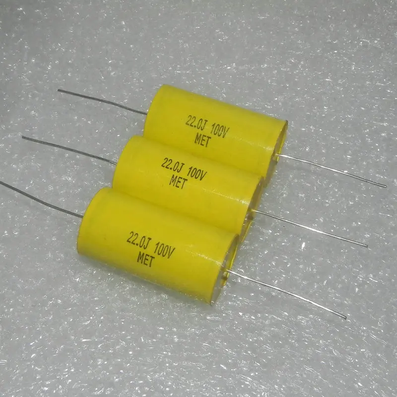 MPT 100V 22UF 226J 100VDC 22.0J MET axial frequency division film capacitor 1pcs price. |