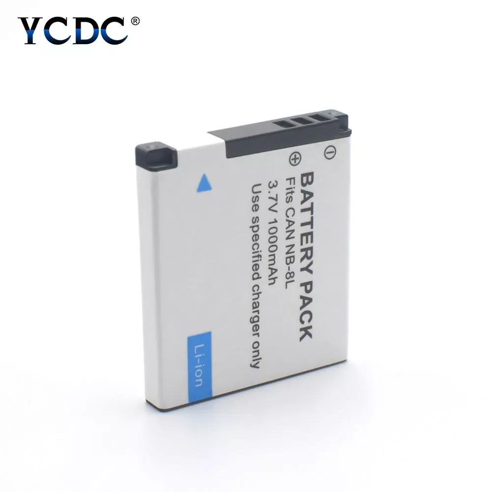 

2023New 1000mAh NB-8L NB8L 8L Li-ion Battery For Canon PowerShot A3300 A3200 A3100 A3000 A2200 A1200 IS Camera Battery nb 8l