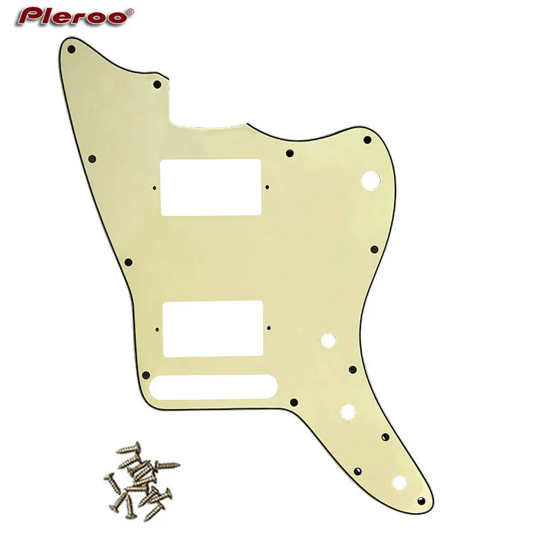 

5pcs Custom Guitar Parts -For Mexico Jazzmaster style Guitar pickguard PAF Humbucker Scratch Plate Replacement electric guitar