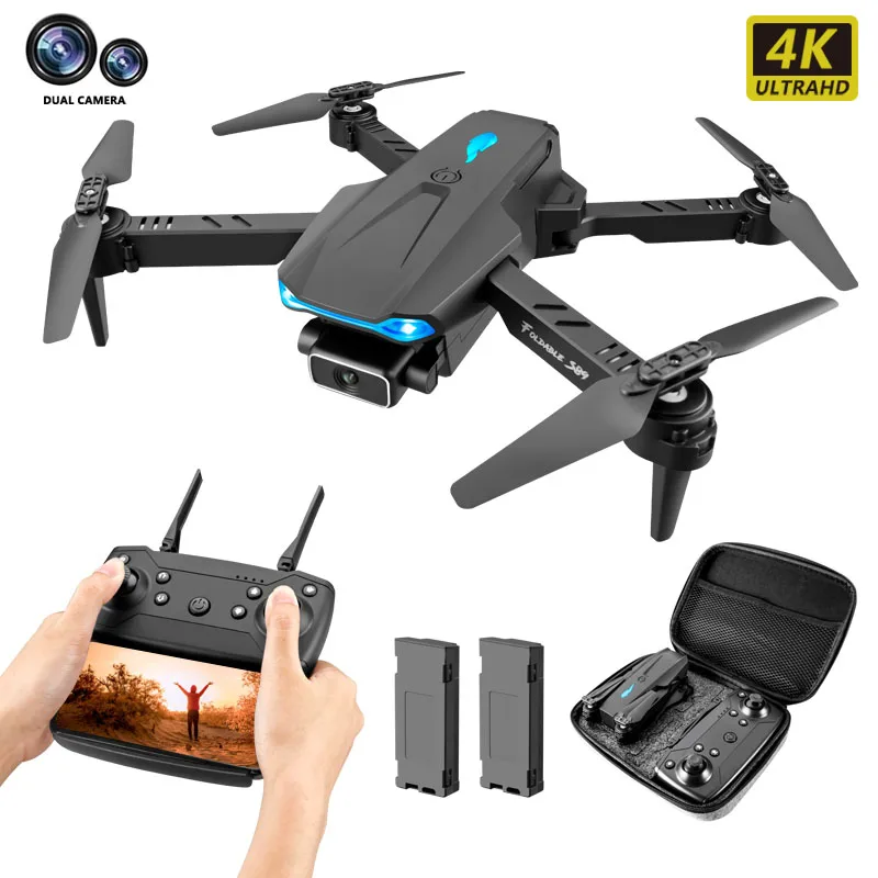

New S89 Mini Drone 4k Professional HD Dual Camera WiFi Fpv Positioning Aerial Photography Rc Dron Foldable Quadcopter Toys
