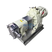 stainless steel sanitary food grade seasonings sauce syrup rotor rotary lobe pump for transfer discharge