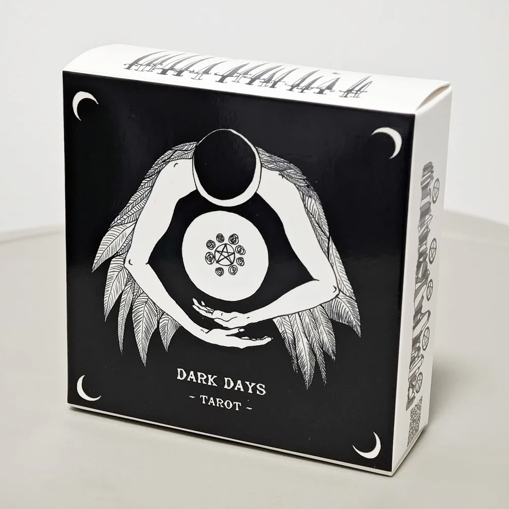 Таро Dark Days: 78-карточная иллюстрация и колода для гадания вдохновленная