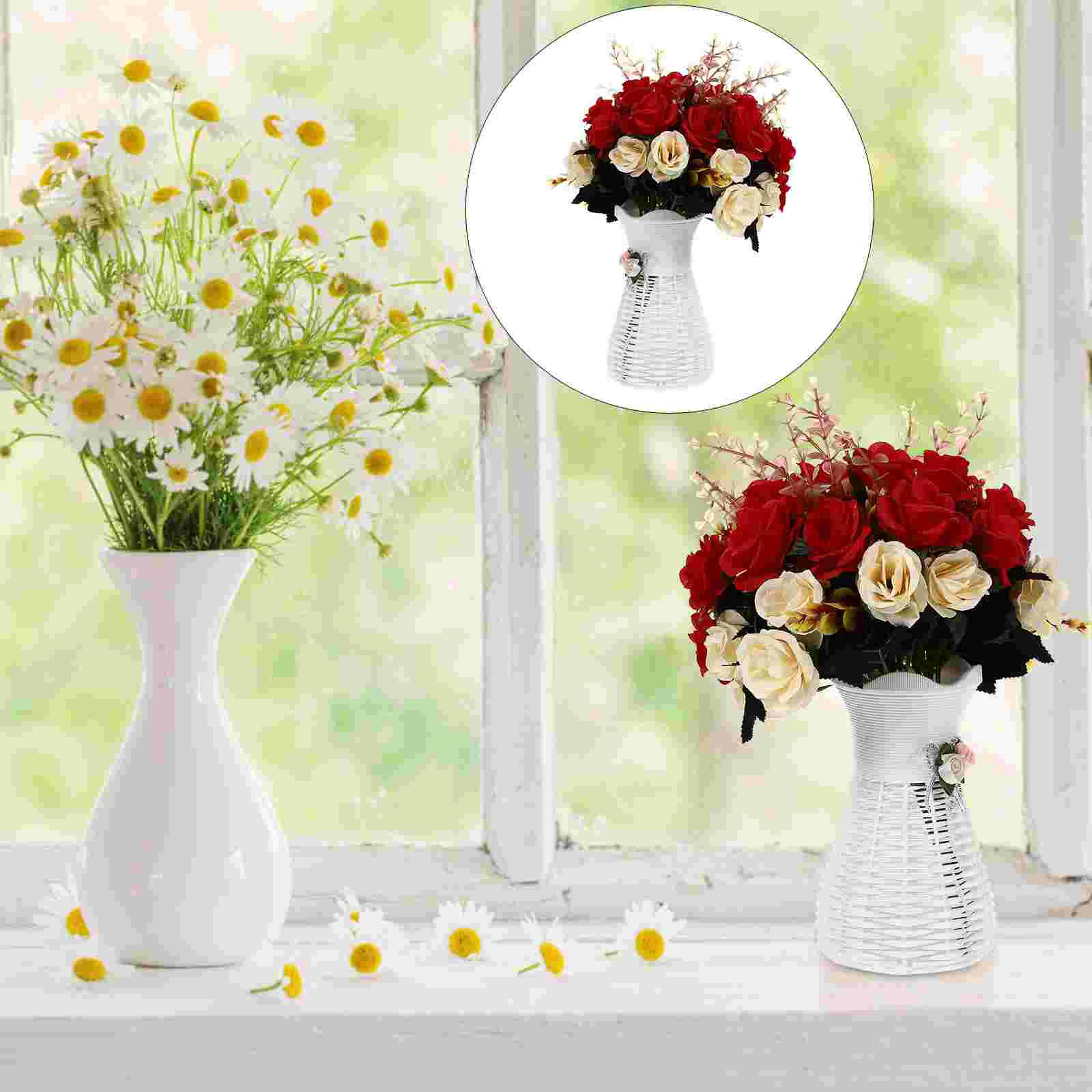 

1 Set Simulation Flower Ornaments Home Ornament Artificial Flower Decors