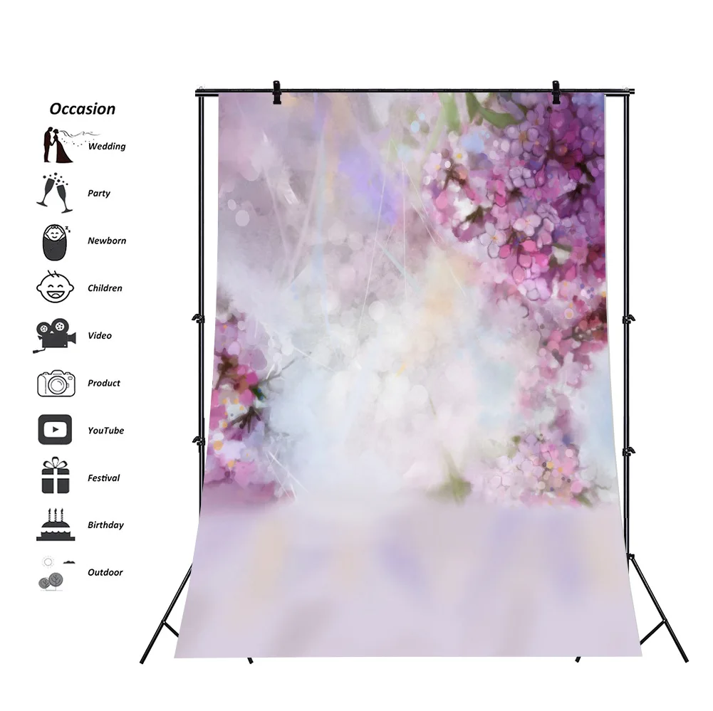 

Разноцветные мечтательные фиолетовые лепестки фотография Виниловый фон портрет фотография Декор фотосессия фон для фотостудии реквизит