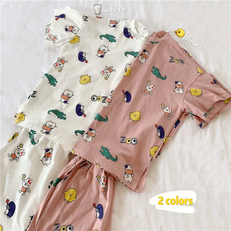 

Small Fresh Cotton Pajamas Female Summer Korean Version Sweet Princess Style Pajamas Fairy Home Service Thin Section Sleep Tops