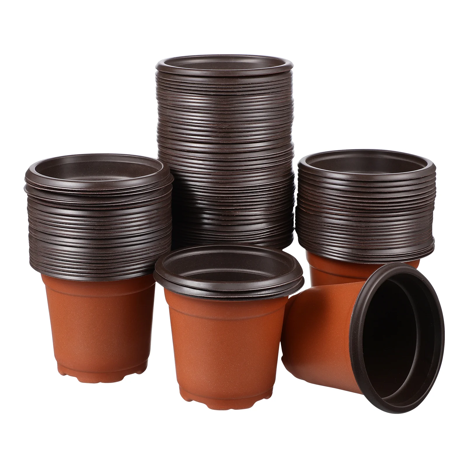 

100pcs Flower Pot Nursery Starting Pots Garden Flower Pots Flower Pots Flower Plants Holders