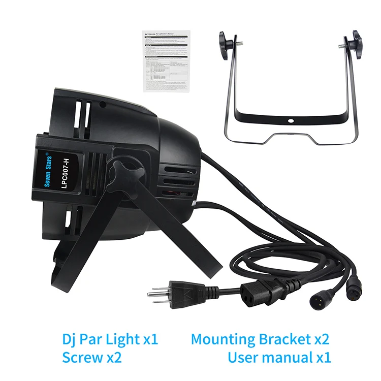 BOTAI Big Dipper LPC007-H 54X3W RGB 3 в 1 светодиодный Par DJ сценическое освещение для свадебной