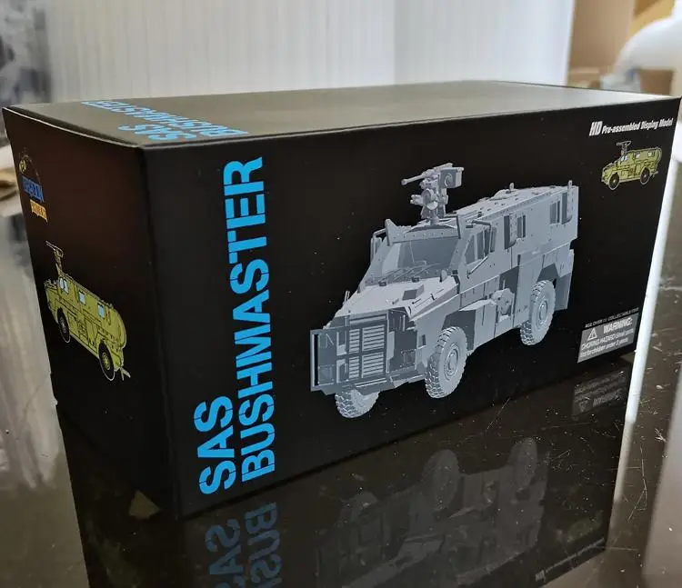 Модель автомобиля Dragon 63032 1/72 SAS Bush Master бронированный устойчивый к шахтам