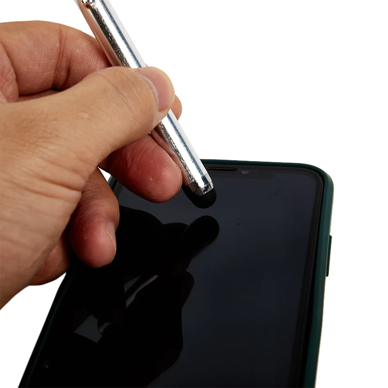 

Round-head Design Metal Stylus Touch Screen Glass Lens Digitizer Replacement Pen