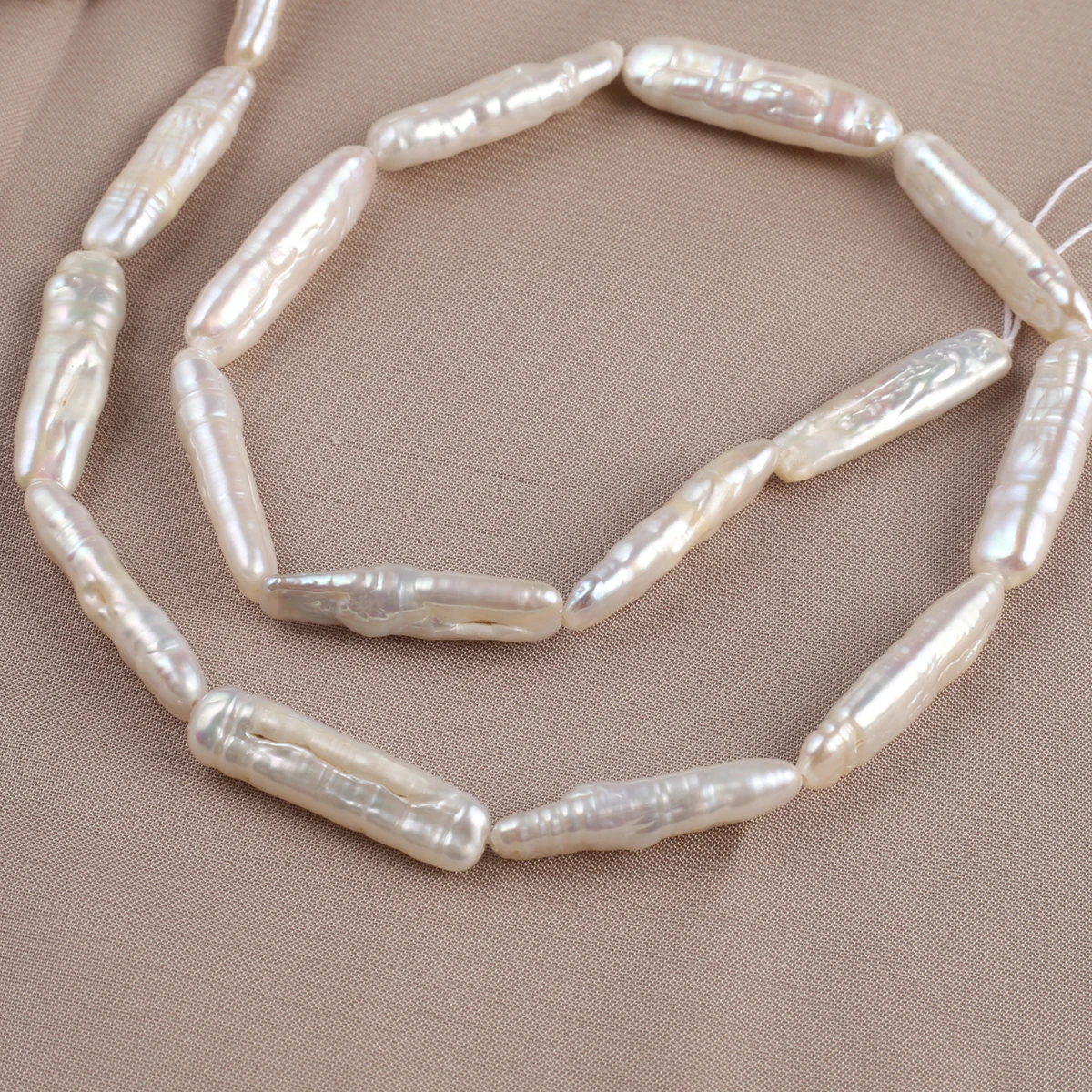 Natural Baroque White Pearl Bead Loose Spacer Hole Bead for Jewelry Making Diy Women Necklace Bracelet Accessories