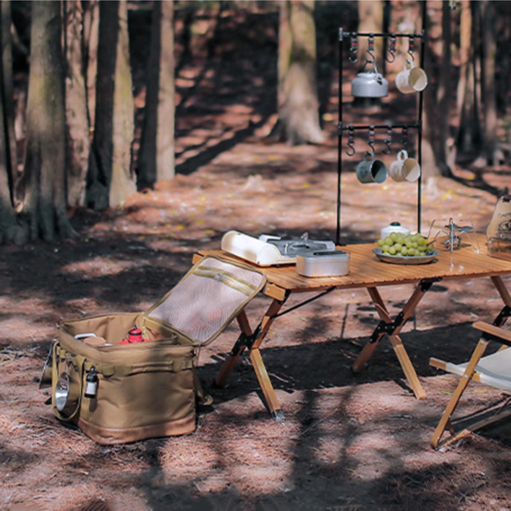 

Сумка для инструментов для ногтей, многофункциональная вместительная Водонепроницаемая уличная сумка для пикника, путешествий, пешего тур...