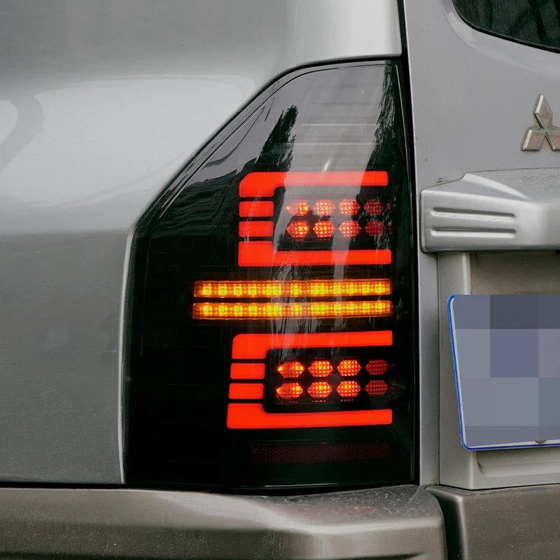 

Фара для V73 V77 V75 Mitsubishi Pajero, светодиодные фары с двумя линзами, сигнальный мигалка Pajero Gen 3, яркие фары, модификация