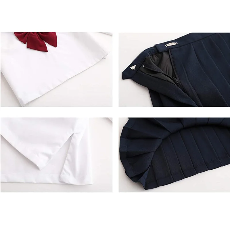 Сейлор Костюм Seifuku Ранняя одежда для школьниц темно-синий костюм косплея JK из