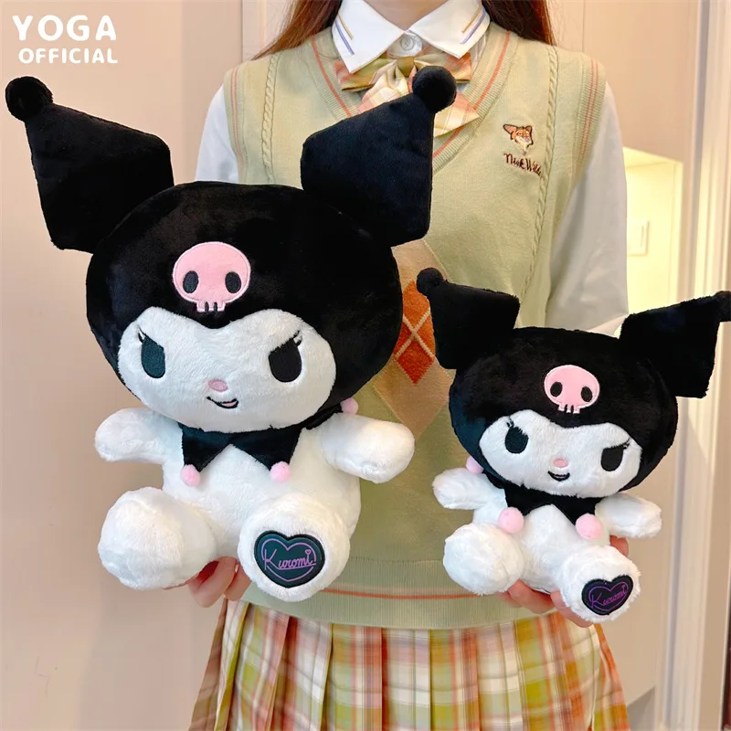 

Original Sanrio Anime Plush Toys Kuromi Melody Cinnamoroll Kawaii Plush Puppet Gift For Girlfriend