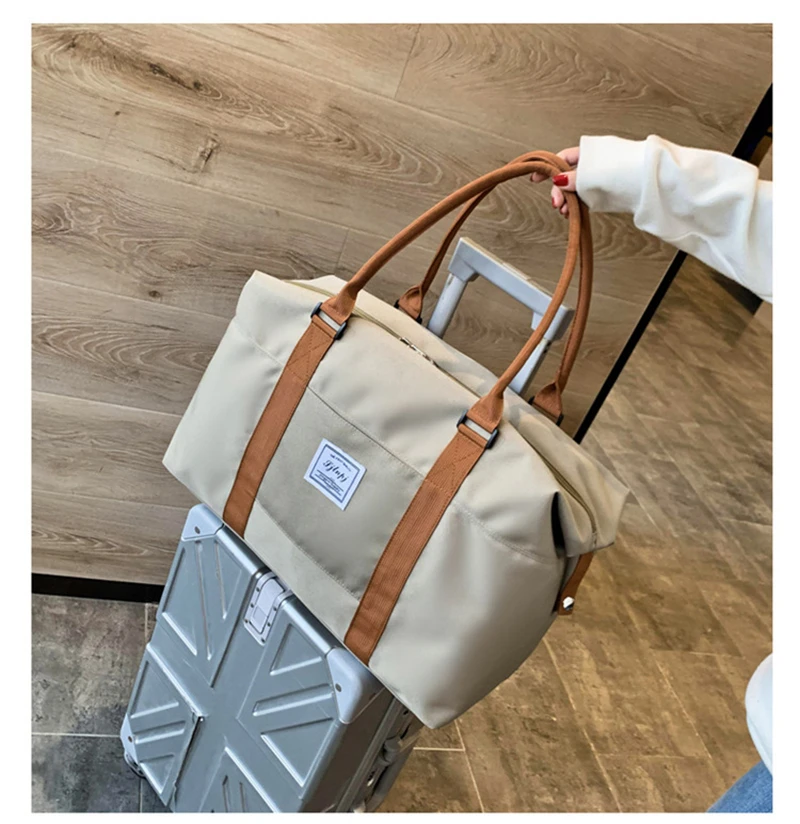 Men Women Travel Bag Large Capacity Bags For Sports Gym Overnight Luggage Weekend Voyage Fashion Shoulder Duffle Travel Totes