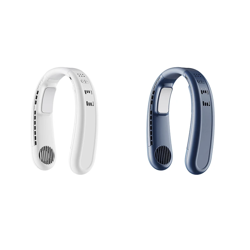 

Portable Neck Fan USB Rechargeable Bladeless Fan 4000Mah Refrigeration Semiconductor Fan Wearable For Sports