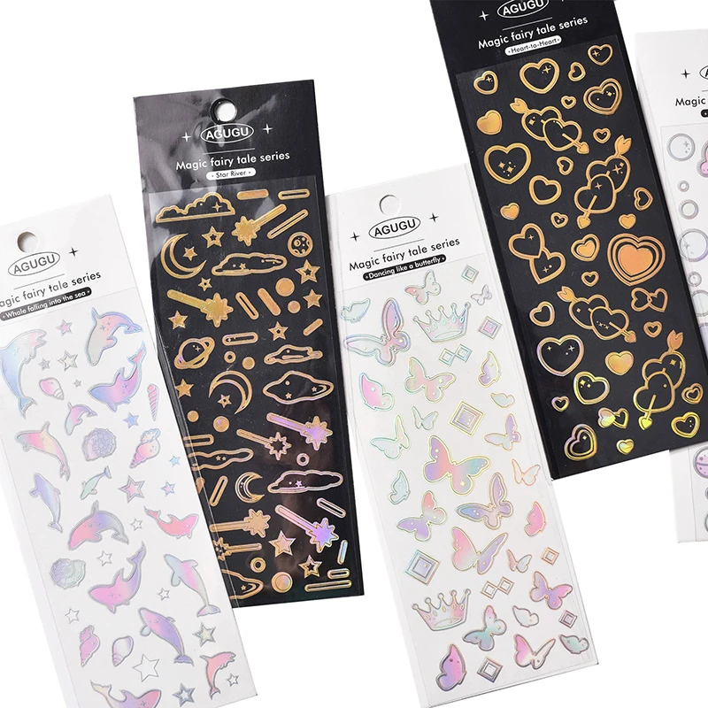 

1 Pc Brand New And High Quality Fairy Tale Series Stickers For Scrapbooking Album Card Making Decorative Material Stickers