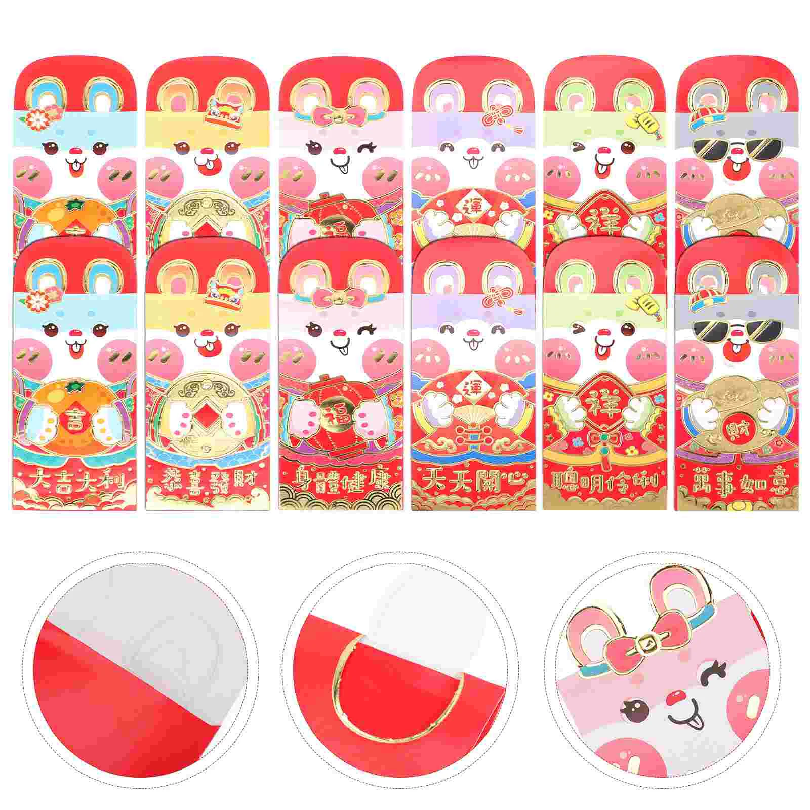 

Red Year New Envelopes Chinese Envelope Money Packet Packets Rabbit Lucky Traditionaleve Years Spring Pocket Wedding Festival
