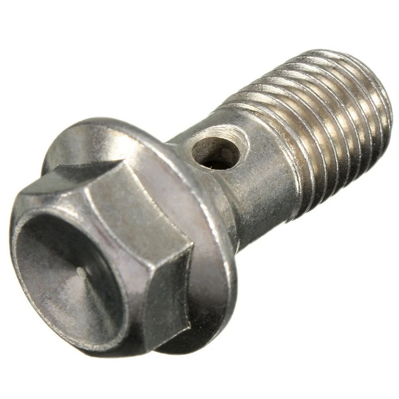 4X нержавеющая сталь M10 X 1 25 Banjo болты для тормозов главный Цилиндр Винт тормозной