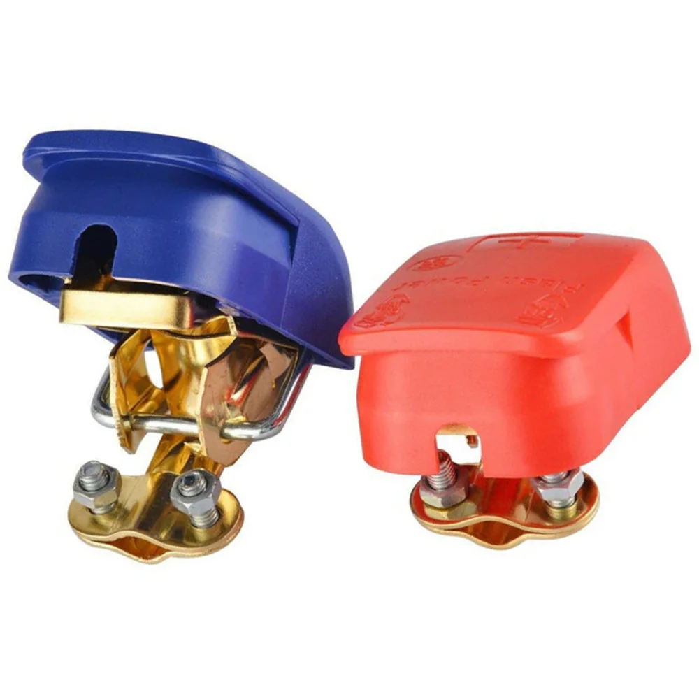 

2 шт. Автомобильная батарея для автофургона зажимы клемм быстроразъемный соединитель Аккумуляторные кабели и соединители