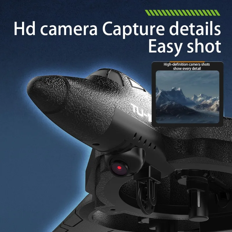 Радиоуправляемый пенопластовый самолет E ° со светодиодной подсветкой 2 4G планер