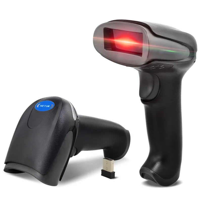 

Handheld Wirelress Barcode Scanner AND NT-1228BL Bluetooth 1D/2D QR Bar Code Reader PDF417 for IOS Android IPAD