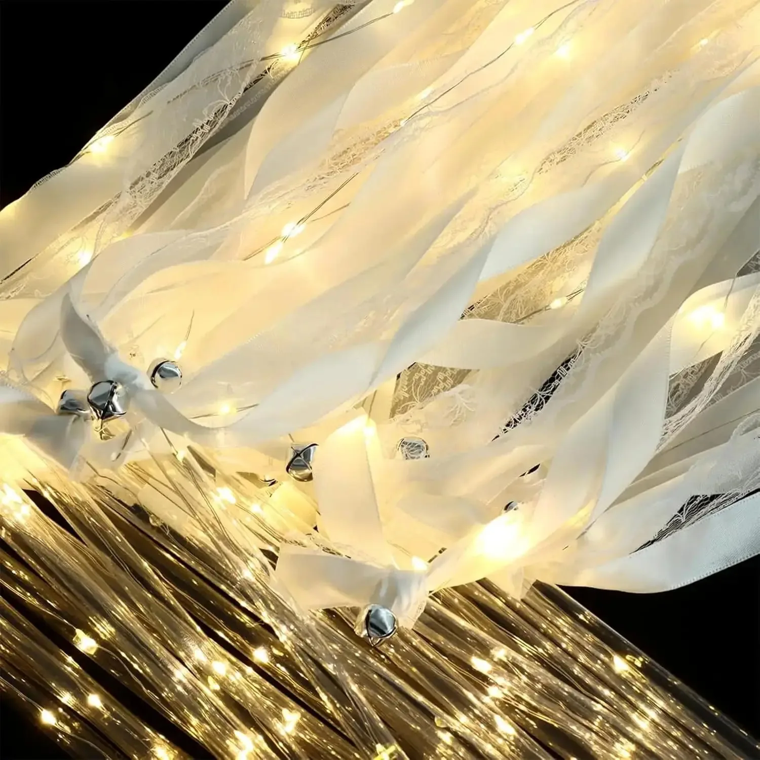 

Светодиодные свадебные палочки с колокольчиками