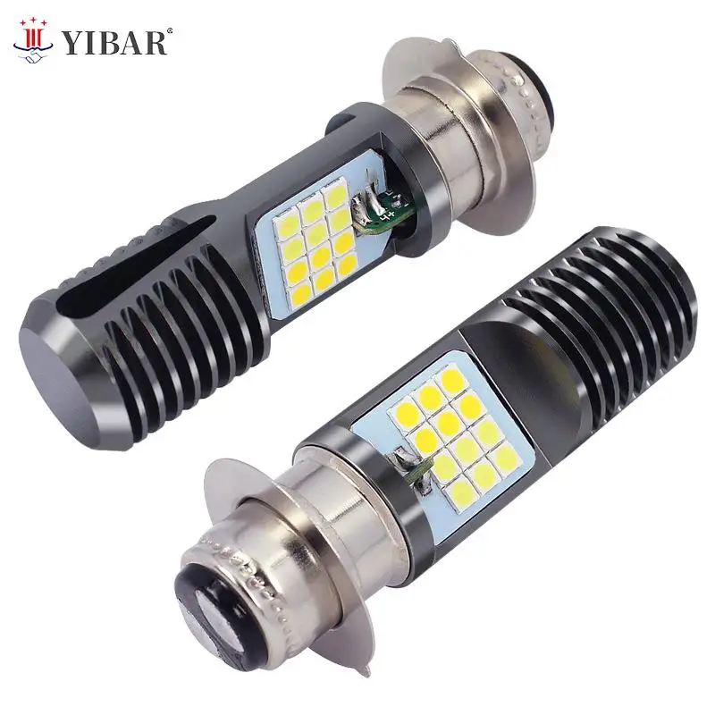 

Лампы для мотоциклетных фар, H4 BA20D PX15D 3030 24SMD, 6500 К, DC 9-16 В