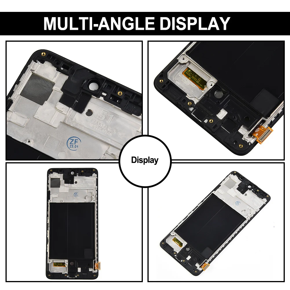 DS A515U для Galaxy A51 SM-A515F в сборе A515 экран практичный синтетический металлический