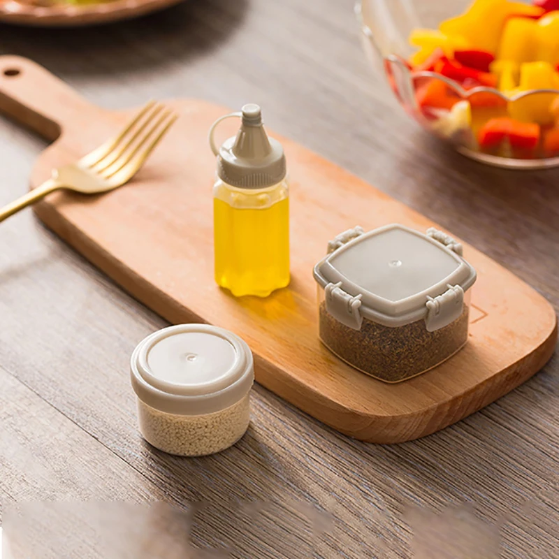 4 шт./компл. легко моющаяся мини-приправа для соуса барбекю кухонная портативная