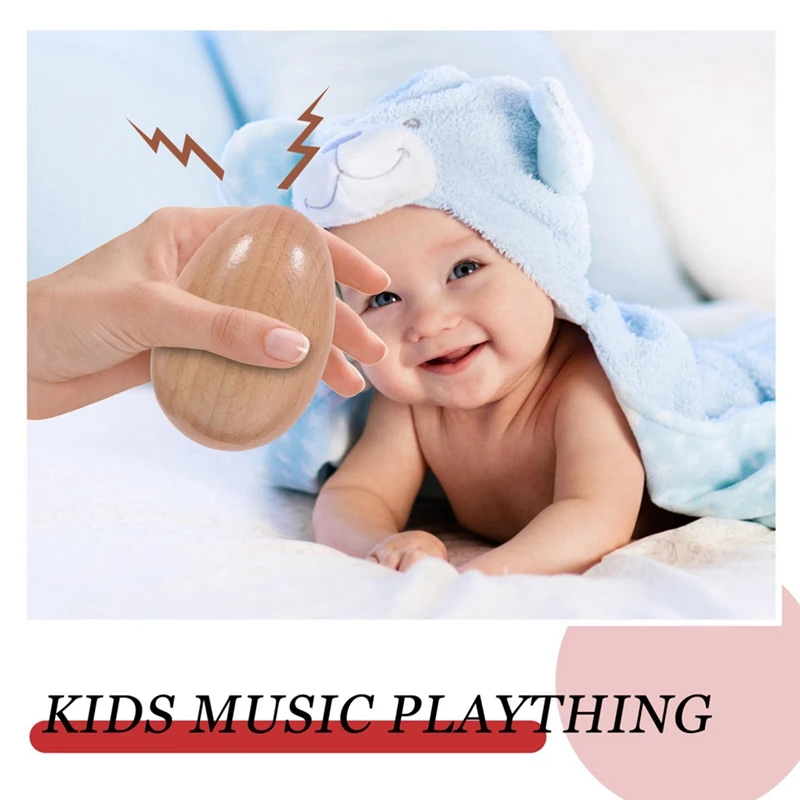 Искусственный набор 4 шт. перкуссионных ручных яиц необработанные пасхальные