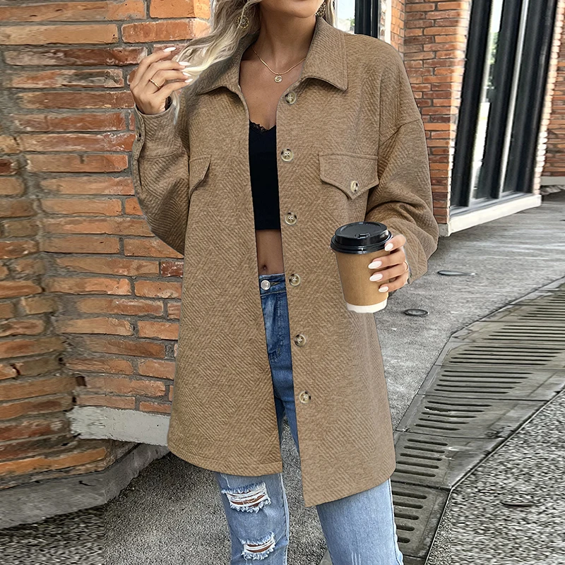 

Модный повседневный свободный женский кардиган с длинным рукавом, новая куртка в стиле Харадзюку, пальто, уличная одежда, винтажный Тренч с ...